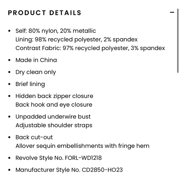 For Love And Lemons Colette‎ Mini Dress - Picture 4 of 9